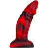 MONSTERED Gode monster Squax 18 x 5.5cm Noir-Rouge